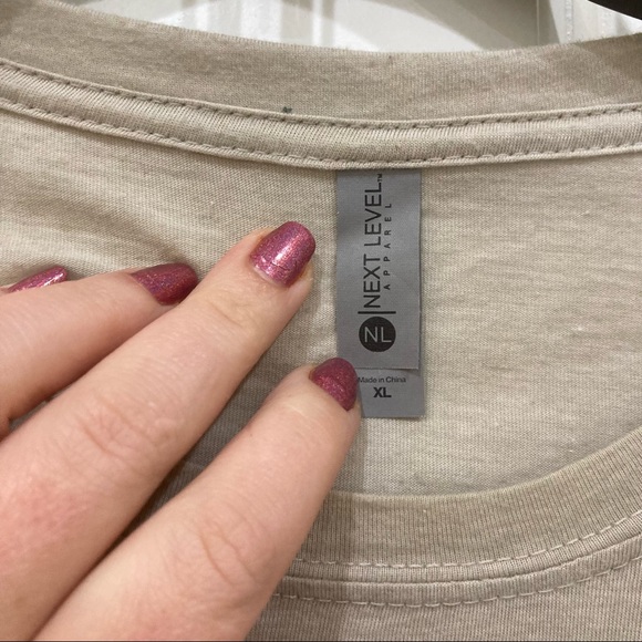 Unisex XL Darth Sidious Star Wars tan/neutral graphic lug by weight Next Level T - Picture 4 of 7